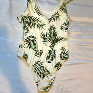 H & M tropical bodysuit. 🌴